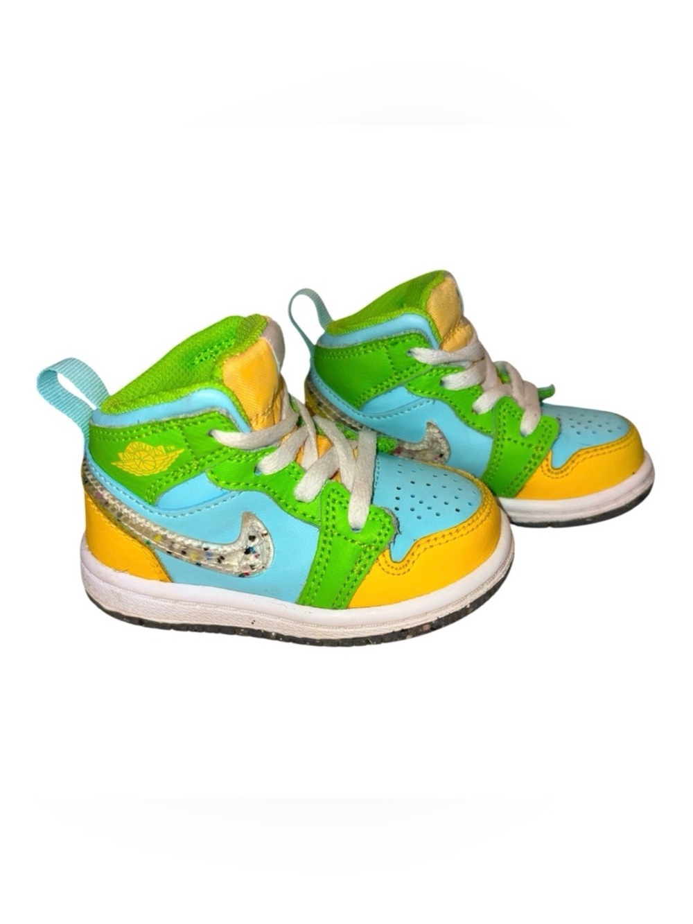 Nike Air Jordan 1 Mid SE TD Infant High Top Sneakers